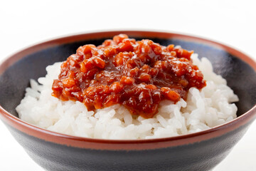 もろみ味噌とご飯