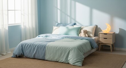 Dreamy child's room promoting calm and deep sleep
