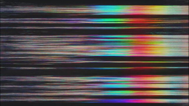 Grunge VHS texture, heavy analog noise, gritty scanlines, irregular distortion flashes, vint