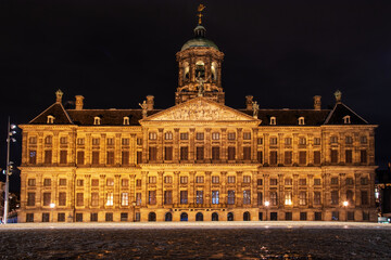 Obraz premium Royal Palace of Amsterdam Netherlands