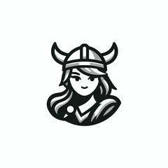 Viking Girl Logo