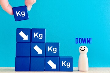 体重減少のイメージ