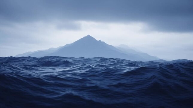 Drive with the weather in the ocean. Drag. Drift in the open sea. Fall to leeward. Waves