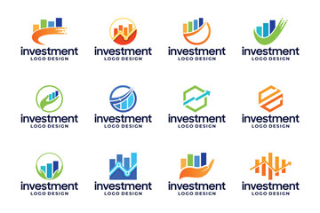 Collections of finance solution logo design