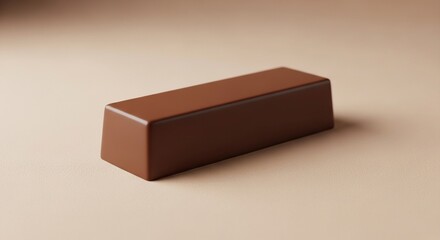 Delicious milk chocolate bar ready for indulgence and sweet temptation