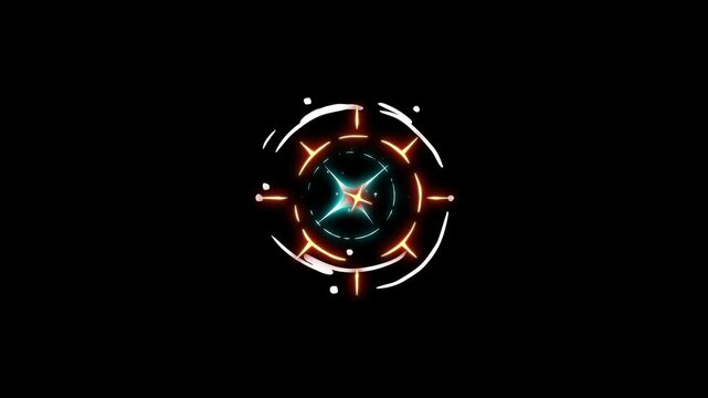 Flash twinkle blast elements, twinkle stars blast, energy explosion, 2d cartoon egergy burst, shiny glowing stars, fairy twinkle stars on black screen background, energy explosion video 4K.