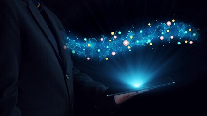 Social media interaction digital icons floating show concept of social media marketing. Online engagement, influencer marketing, and modern connection technology. Elide - Powered by Adobe