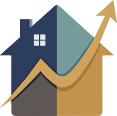 Fototapeta premium Real Estate House Price Growth