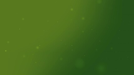 Smooth green gradient background with floating glowing particle sparkles ideal for modern design spring celebration islamic content or digital wallpaper visuals