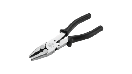 Pliers Tool With Black Handles hand tool metal isolated on a transparent background