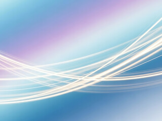 Modern abstract background featuring dynamic, sweeping blue and glowing lavender light streaks and fluid motion