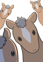 2026年午年年賀状素材_12