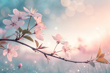 Minimal Abstract Pastel Blur Background with Soft Dreamy Colors