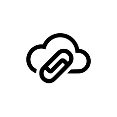 Cloud icon silhouette with pill inside vector illustration design concept medical health symbol graphic art