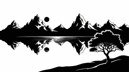 vector illustration of a tree