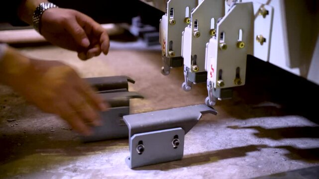 Industrial Remote Control Device with Red Emergency Button - Factory Equipment