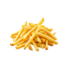 Pile of freshly cooked french fries