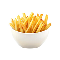 Bowl of golden crispy french fries