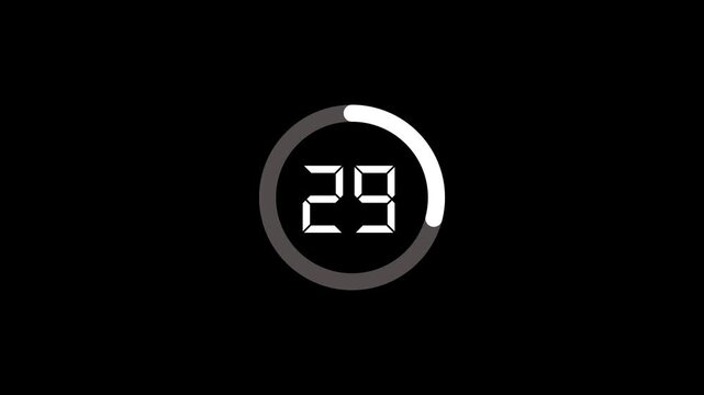 Indicator progress bar animasi video 4K. Skala loading. Animasi video. Loop loading video. Bar loading.