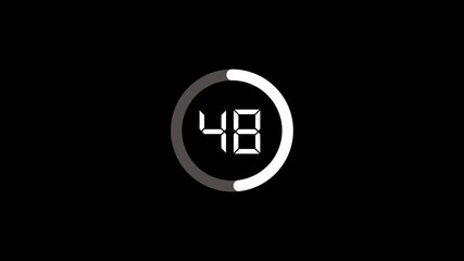 Percentage Loading neon Circle loading bar circle video Pre loader icon timer processing bar design animation.4k video. - Powered by Adobe