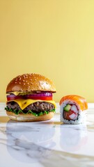 Sushi Burger Hybrid Temptation