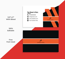 creativity Modern Business Card template with Color full business style 