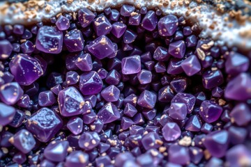 Amethyst Quartz Crystal Bed