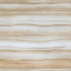 Natural beige travertine marble texture background. Luxury horizontal striped onyx stone pattern. Abstract brown layered rock surface for interior wall and floor design.