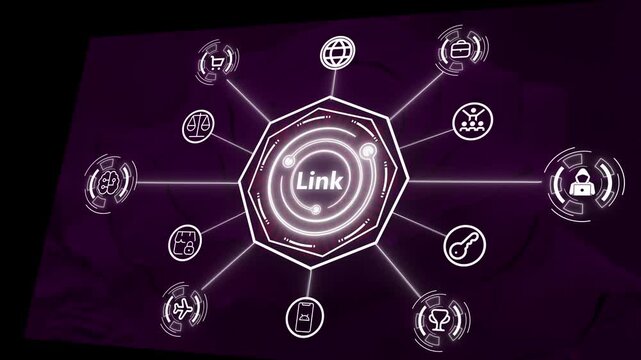 Modern Investment Business Link, Presentation Template with Dynamic Data Charts, Professional Growth Animation, Corporate Finance Visualization, and Company Success Progress Design Concept