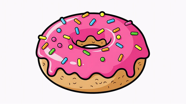 Donuts with chocolate sprinkles
