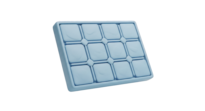 Freshness awaits with this modern ice cube tray, perfect for summer drinks and creative culinary projects, offering cool refreshment and innovative design