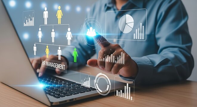 Human Resources and data management solutions for business analytics using technology