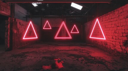 Red Triangle Lights
