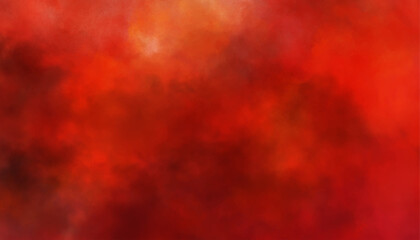 Vibrant Red Abstract Smoke Texture Background
