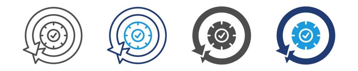 availability icon set multiple style