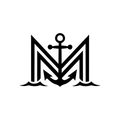 M monogram logo