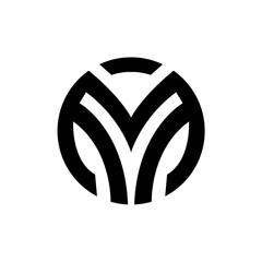 M monogram logo