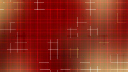 Gold Red Maroon Glowing Grid Line Background