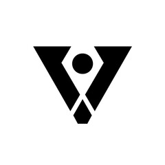 V monogram logo