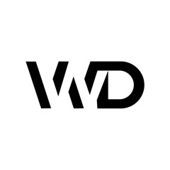WD monogram logo