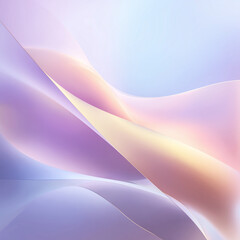 Minimalist Abstract Curves: Soft Pastel Gradient Wallpaper