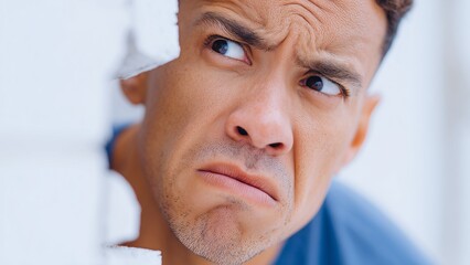 Uncertainty, Contemplation & Emotional Vulnerability Portrait