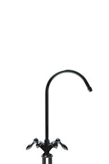 water tap with hose isolated on white background