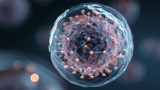Macro shot gene therapy vector capsule conceptual rendered as translucent nanotech sphere, premium editorial, gene-based therapy