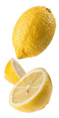 lemon  isolated on white background