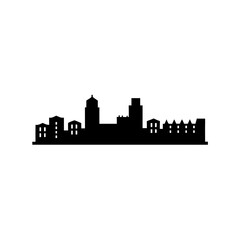 Fototapeta premium city skyline silhouette