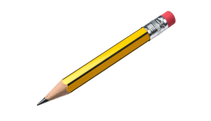 A close-up studio shot of a pencil isolated against a black background