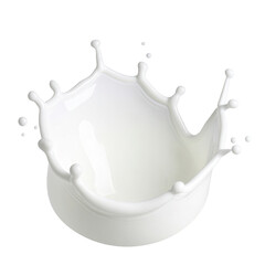 White splash frozen mid-air; fluid motion