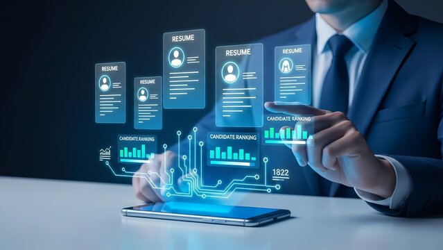 Streamline hiring with innovative candidate ranking software on mobile device now