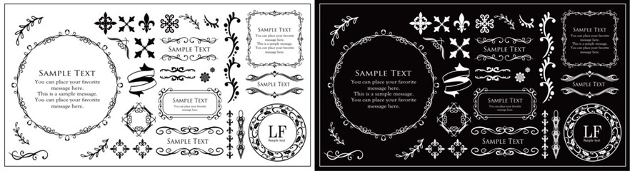 Christmas Frame Decoration Set